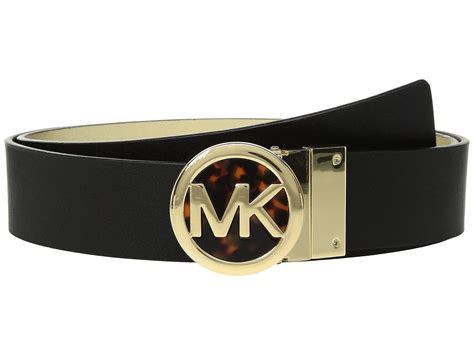 michael kors belted horizontal|michael kors leather belts women's.